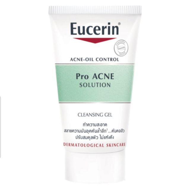 Eucerin Pro Acne Solution Cleansing Gel 20ml Shopee Thailand
