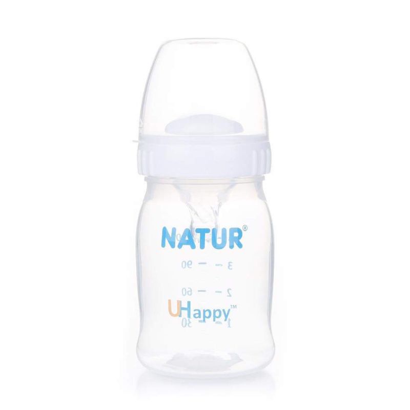 Natur ขวดนมปากกว้าง UHappy