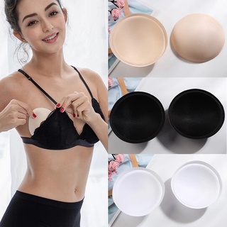 แผ่นฟองน้ํานุ่ม Bra Pads / แผ่นฟองน้ําสําหรับเล่นกีฬาโยคะ 2 ชิ้น