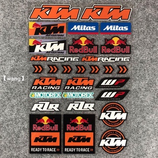 [สติกเกอร์รถจักรยานยนต์] สติกเกอร์สะท้อนแสง KTM สําหรับรถจักรยานยนต์ Duke of Duke Decal Duke RC R2R 200