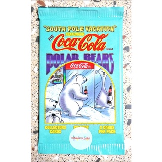 (Sealed Pack) ซองสุ่มการ์ดโคคาโคล่า ปี 1996 COCA COLA POLAR BEARS COLLECTORS CARDS  (ซองสุ่มการ์ด)