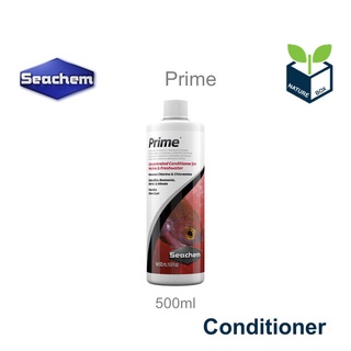 Seachem Prime Aqua Conditioner 500ml น้ำยาเข้มข้น กำจัดคลอรีน คลอรามีน แอมโมเนีย ไนเตรท ไนไตรท์ ในตู้ไม้น้ำ ขนาด 500 มล.