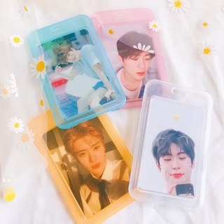 [กรอบใส ✨] Plastic card holder Ver.1 กรอบใส่บัตร กรอบใส่การ์ด พลร. กรอบพลาสติกใสใส่บัตร แบน เล็ก ใหญ่