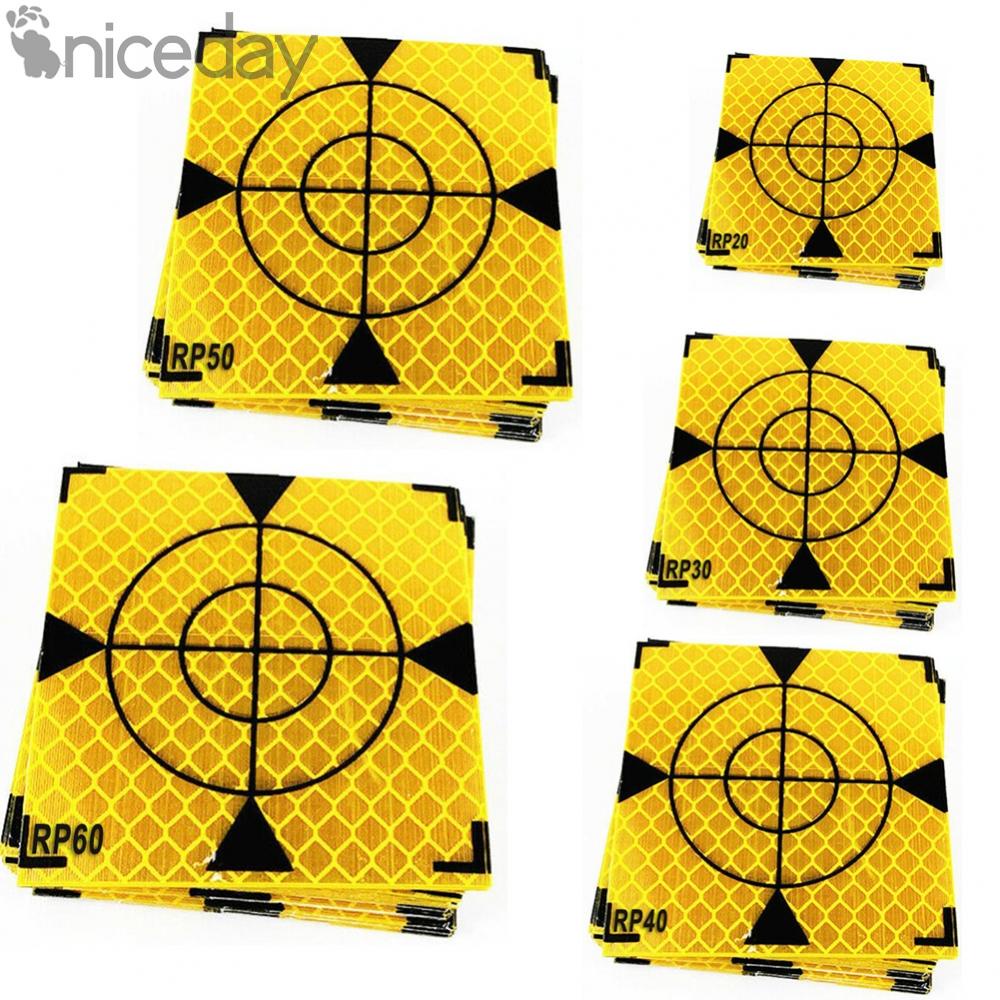 #NICEDAY-100pcs Reflective Tape 20/30/40/50mm Building Construction Reflective Prism Sheet