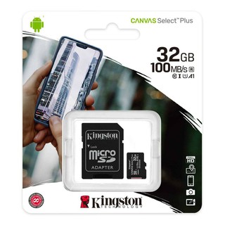 Kingston Micro SD Card 32GB Class10 ของแท้100% ***รับประกันตลอดอายุการใช้งาน***