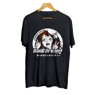 เสื้อยืดใหม่ 2022เสื้อยืด ผ้าฝ้าย 100% พิมพ์ลาย KMI TOYAMA poppin party - BANG DREAM 30s สไตล์ญี่ปุ่นL XL  XXL 3XL