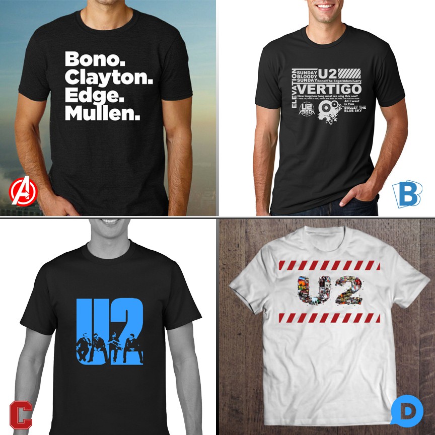 U2 BAND เสื้อยืด****