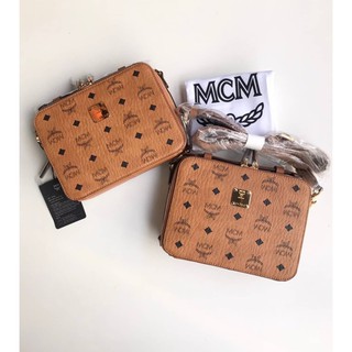 (ผ่อน0%)📌แท้💯 MCM Small Klassik Visetos Box Bag(ไม่แท้คืนเงิน)