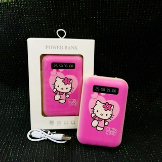 【FuHuaShop】พร้อมส่งจากไทย ลายการ์ตูนน่ารัก～พาวเวอร์แบงค์Power Bank10000mAhCartoon มินิแบตสำรองพกพาง่าย