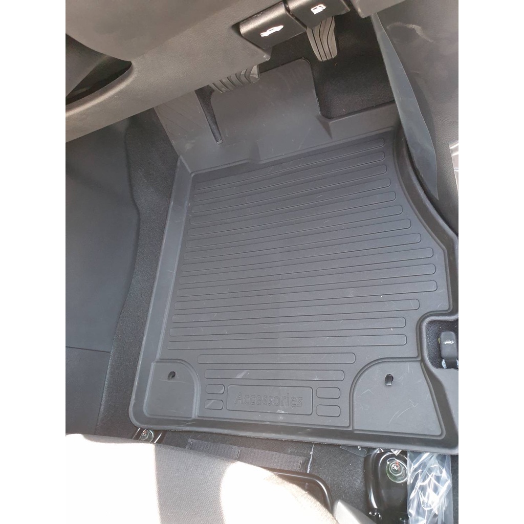 ตรงรุ่น Nissan New Almera (Turbo) 2020-2024 ผ้ายางปูพื้นรถ ยกขอบ พรมยางปูพื้นยกขอบ ถาดยางปูพื้น - รูปที่ 5