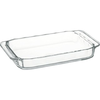 Iwaki KBT3850 ถาดอบแก้วโบโรซิลิเกท 700ml (24 x 14.5 x 3.5 cm)(ส่งฟรี)แบรนด์ญี่ปุ่น เนื้อแก้วใสมาก เบาและคราบไม่เกาะ