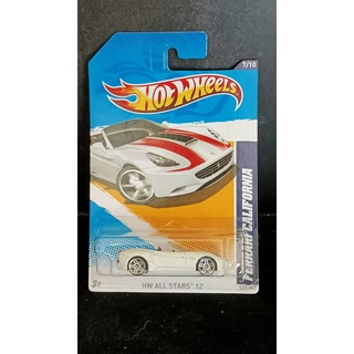 Hot wheels Ferrari California รถของสะสมเก่าเก็บตามระยะเวลา แพคมีลอยยับ ดูภาพก่อนกดซื้อ รถของเล่น ของแท้