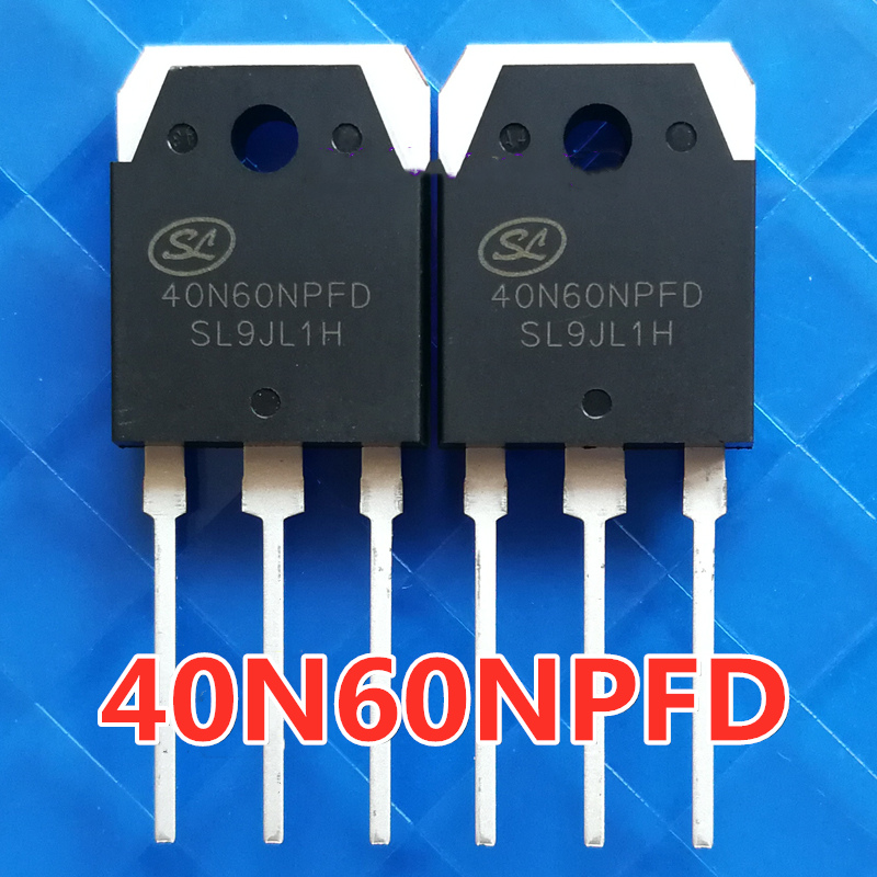 40N60NPFD 40N60FD1 2pcs TO-3P 40N60 SGT40N60NPFD TO3P 600V 40A IGBT ทรานซิสเตอร์สําหรับอินเวอร์เตอร์
