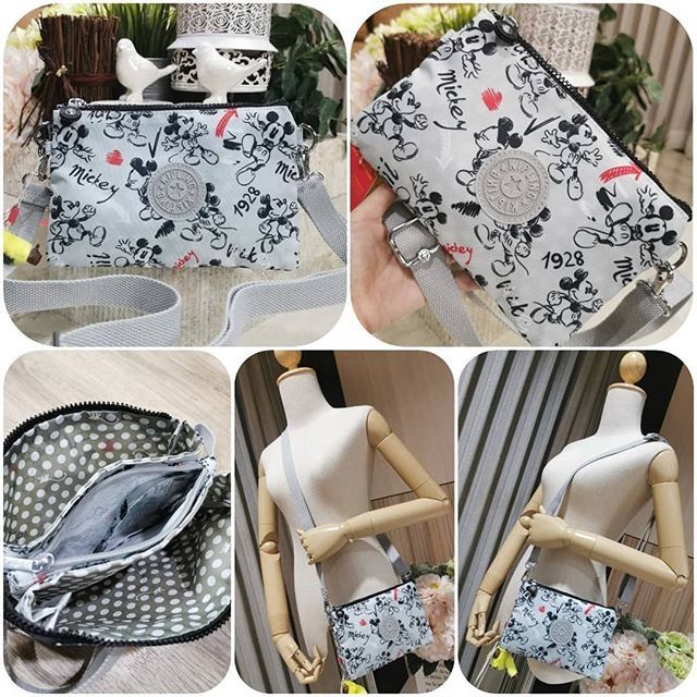 KIPLING 90 YEAR DISNEY'S MICKEY MOUSE PURSE WITH STRAP 2019