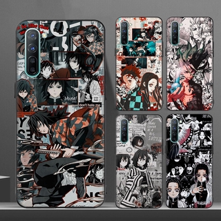 เคสโทรศัพท์มือถือ แบบนิ่ม พิมพ์ลาย Demon Slayer Kimetsu No Yaiba 2 สําหรับ Realme 2 3 Pro 5 5i 5S 6 6i Pro 7i 7 Pro A5