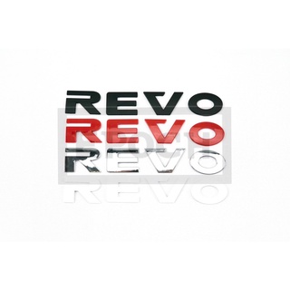 โลโก้ Revo Sport 3D ติดฝากระโปรงรถ Toyota Revo