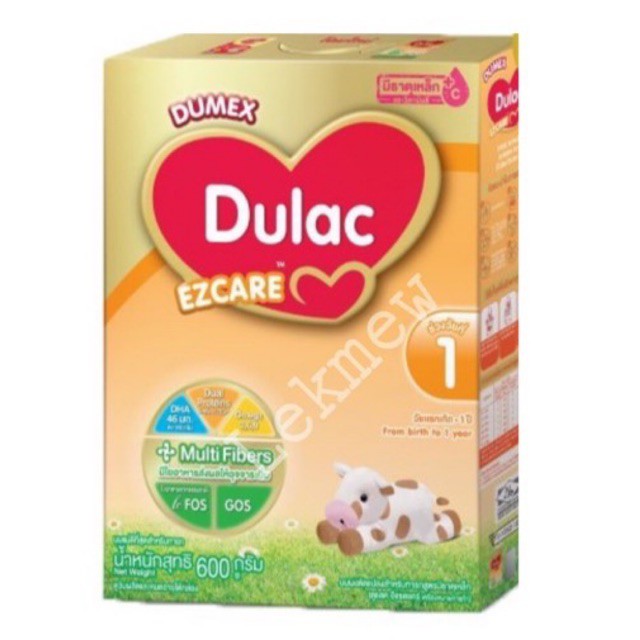 Dulac ดูแลค อีแซดแคร์ สูตร 1 ขนาด 600 กรัม นมผงสำหรับเด็กทารกแรกเกิด - 1 ปี Dulac EZCARE