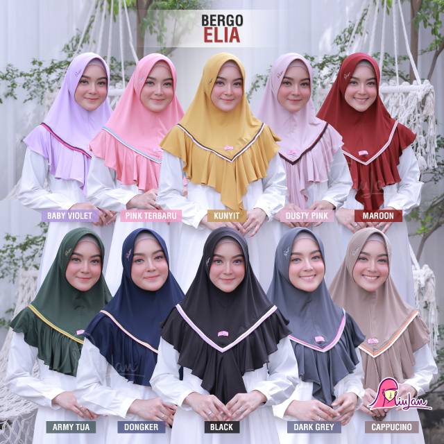 Bergo ELIA MIULAN ผู้ใหญ่ HIJAB