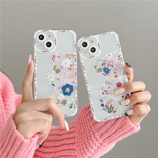 เคสมือถือ แบบนิ่ม ลายดอกไม้ แมว สําหรับ VIVO Y53S Y51 Y51A Y31 2021 Y33S Y21S Y21 Y52 Y72 5G Y15S Y15A Y20 Y20i Y12S Y12A Y20s G Y30 Y50 Y30i Y12 Y15 Y17 U10