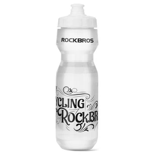 【TH Delivery】ROCKBROS 750มล ขวดน้ําขี่จักรยานจักรยานพลาสติกแบบพกพาความจุขนาดใหญ่ขวดน้ําฝาครอบกันฝุ่นแบบพกพากลางแจ้ง