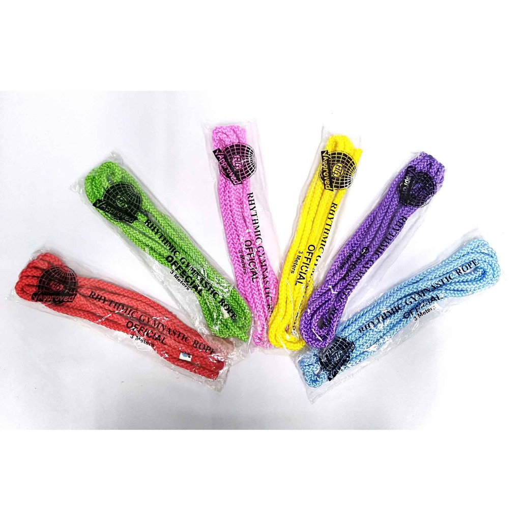 SPORTS GYM ROPE NYLON RHYTHMIC GYMNISTIC ROPE NYLON PLAIN 111 INCH