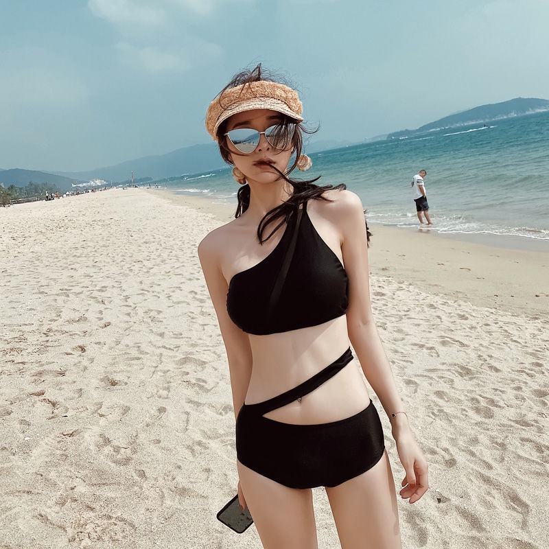 📌MKL📌ชุดว่ายน้ำ ทูพีช ชุดว่ายน้ำแฟชั่น เอวสูง เซ็กซี่ swimwear women swimsuit #YM228