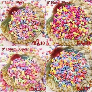 ลูกปัดอะคริลิค  33-50 ชิ้น/เซ็ต