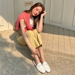 พร้อมส่ง-ALIN BRAND คัชชูเปิดส้น วัสดุเกรดพรีเมี่ยม ใส่สบายมากกก *ลลิน