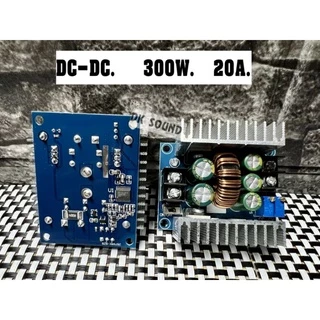 DC-DC 20A 300W Power ModuleDC 6-40V to 1.2-35 VDC continuously adjustable(Step-down) สเต็ปดาว 300w 20A