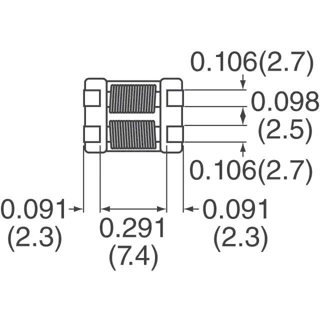 My Group Asia 500PCS ACM12V-701-2PL-TL00 2 Line Common Mode Choke ...