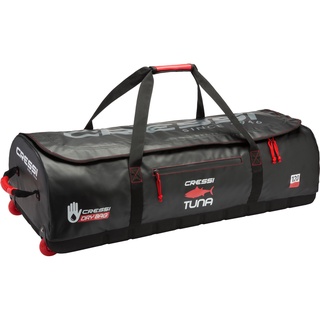 CRESSI TUNA WHEEL BAG BLACK/RED