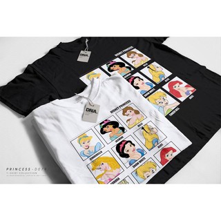 พร้อมส่ง!! เสื้อยืด Oversize คอกลมแขนสั้น ดีเทลลายเจ้าหญิง Princess