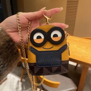 ราคา【COD】 Minions กระเป๋าสะพาย มินเนี่ยน กระเป๋าใส่ลิปสติก กระเป๋าเก็บพวงกุญแจ TikTok Pop it กระเป๋าของเล่นระเป๋าสะพายข้าง ขนาดใหญ่ push bubble ยูนิคอร์นกระเป๋าใส่เหรียญ