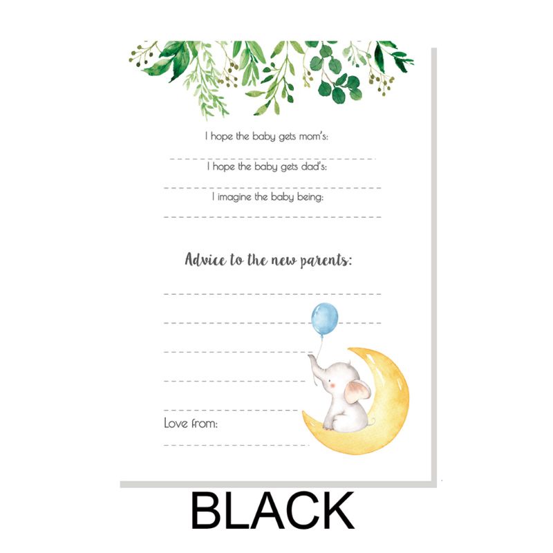 Queen 10 ชิ้น Baby Shower Prediction และ Advice การ์ด รูปที่ 8