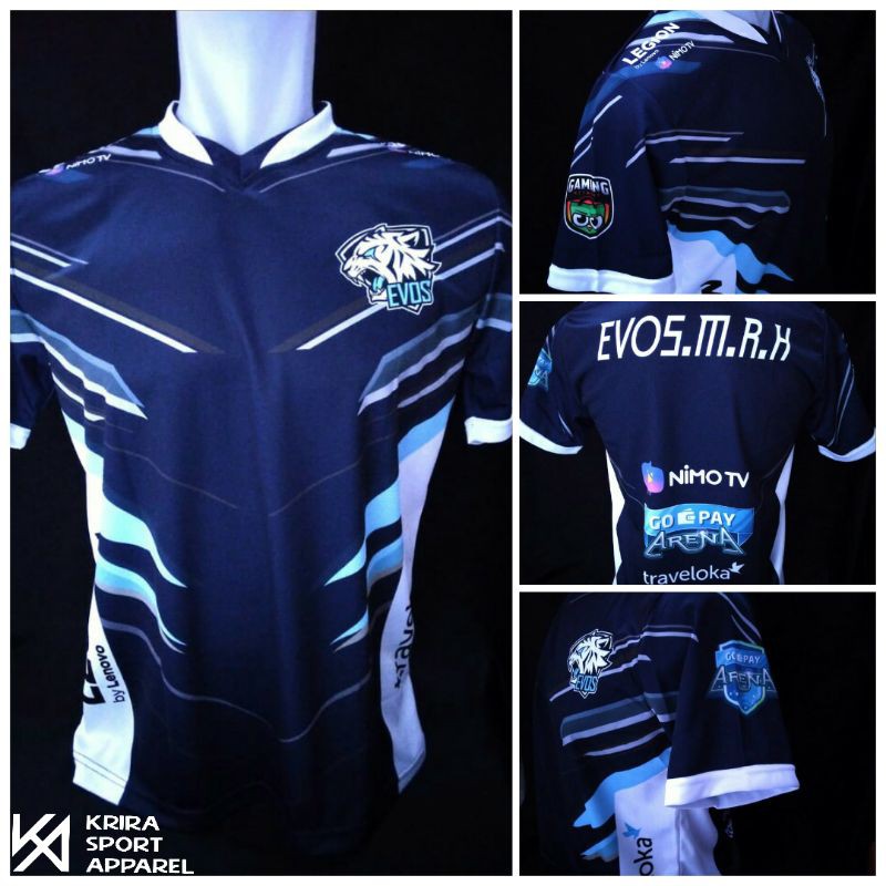 เสื้อผ้า JERSEY GAMING EVOS ESPORT 2018 PUBG Car LEGENDS FREE FIRE CODM FF MLBB สําหรับเด็ก