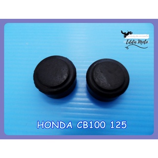 HONDA CB100 CB125 UNDER FUEL TANK RUBBER FRONT SET PAIR // ยางรองถังน้ำมัน HONDA CB100 CB125 (เซ็ท 2 ตัวหน้า)