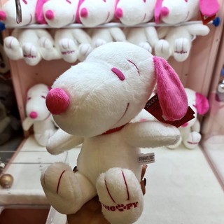 ❌SALE❌ตุ๊กตาสนูปปี้ Snoopy ท่านั่ง สีชมพู 10”