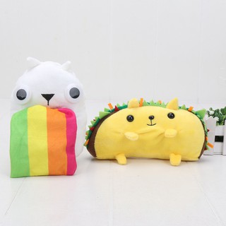 Exploding Kittens Collectible Plush - Rainbow Ralphing Cat Taco cat stuffed toy