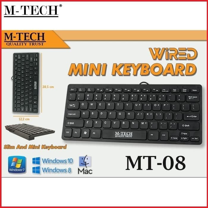 MT-08 M-Tech Mini Keyboard แบบมีสาย USB Multi MTech MT 08