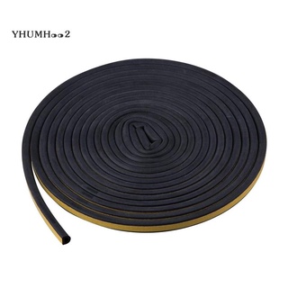 Self Adhesive Sealing Strip Door Insulation Strip 5M Black D Shaped Car Door Seal Glue Strip for Door and Window