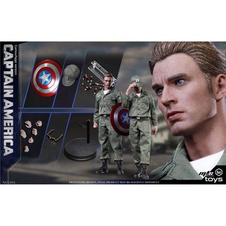 Toysoverzone MICTOYS MIC001 1/6 Stealth Edition Captain America Uniform Edition