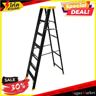 🌈BEST🌈 💥โปรสุดพิเศษ!!!💥 บันไดทรงเอ SANKI 7 ขั้น สีดำเหลือง บันไดทรงA LADDER SANKI A-FRAME 7-STEP BLACK-YELLOW 🛺💨