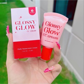 กันแดดกลอสซี่โกลว์ Glossy Glow CC cream กลอสซี่โกลว์ กันแดดเนื้อ cc เกลี่ยง่าย ไม่เหนอะหนะ กันน้ำ กันเหงื่อ✨