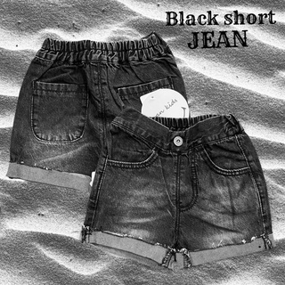 BLACK SHORT JEAN #กางเกงเด็ก ยีนส์เอวยืด ผ้านิ่มไม่แข็ง #toys