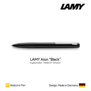 Lamy Aion Black Ballpoint Pen - ปากกาลูกลื่นลามี่ไอออน สีดำ