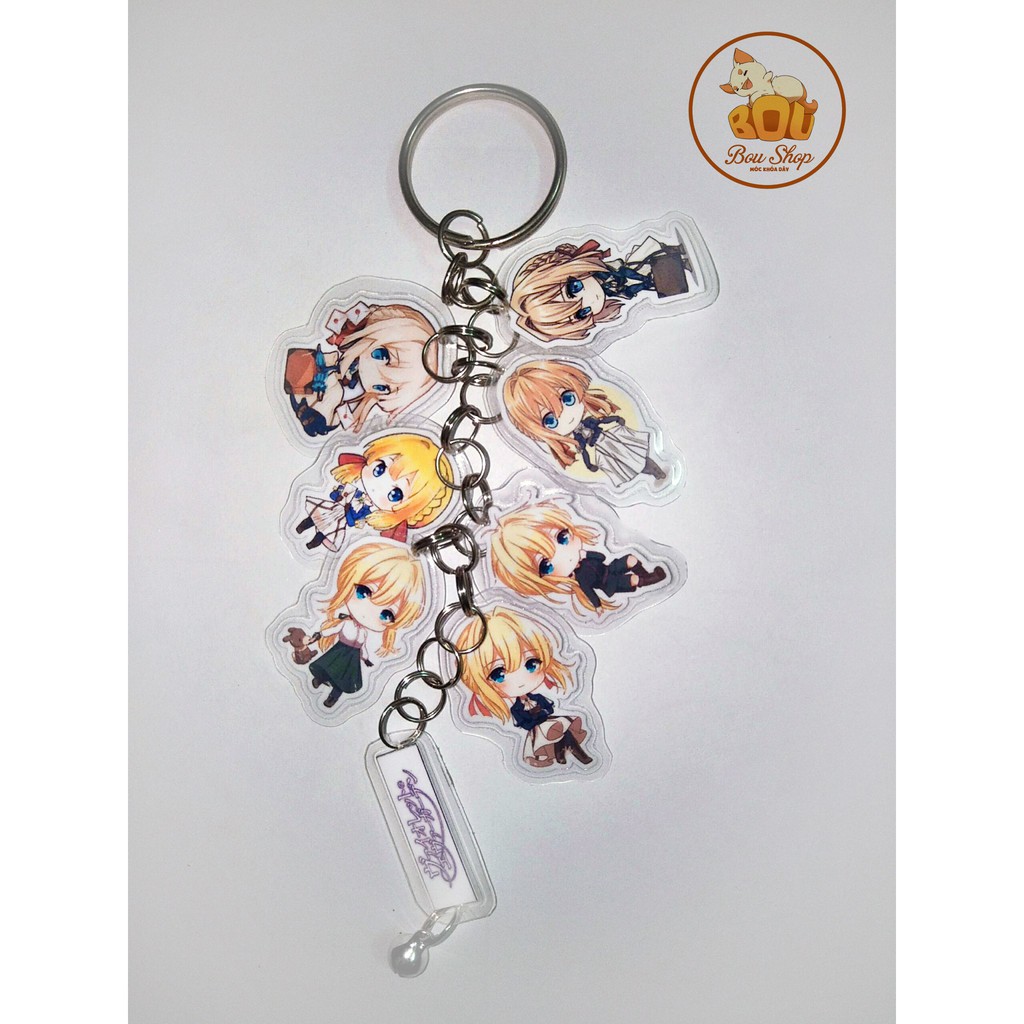 พวงกุญแจอนิเมะ Violet Evergarden