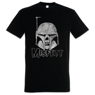 เสื้อยืดคอกลมเสื้อยืด พิมพ์ลาย Surprise Misfett The Boba Star Fett Misfits Fun Head Curtis Simdonovan Wars สําหรับผู้ชาย