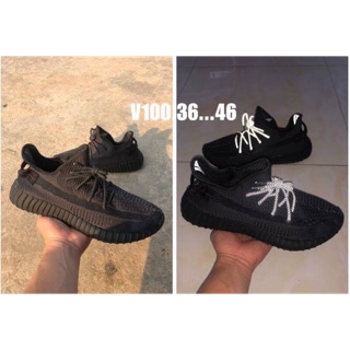 รองเท้าผ้าใบ อาดิดาส ยีซี่ Boost 350 v2 "Black/Red"  size 36-46 + กล่อง มีเก็บเงินปลายทาง รองเท้าผู้ชาย V77A003