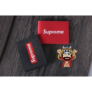 กระเป๋าใส่นามบัตร กระเป๋าสตางค์ กระเป๋าแฟชั่น กระเป๋าตังค์ ผู้ชาย Supreme [พร้อมส่ง]