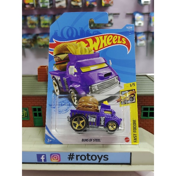 HOT WHEELS BUNS OF STEEL BURGER และ FRIES